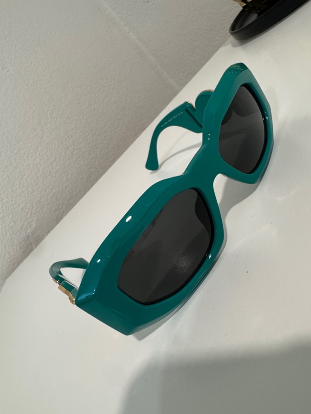 Women’s Teal Oversized Sunglasses